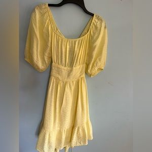 Altar’d state yellow sundress mini